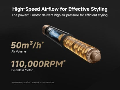 7-in-1 Ionic Air Styling Dryer Brush – Fast Dry, Curl & Volumize