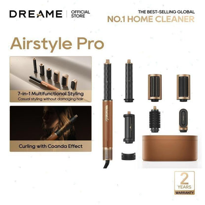 7-in-1 Ionic Air Styling Dryer Brush – Fast Dry, Curl & Volumize